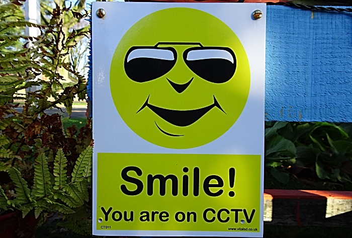 CCTV warning sign