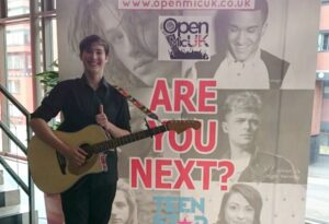 Two Nantwich teenagers reach Open Mic UK area final