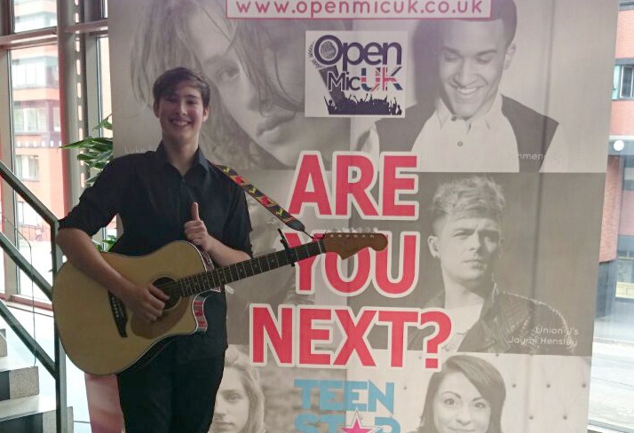 Callum Wright at open mic