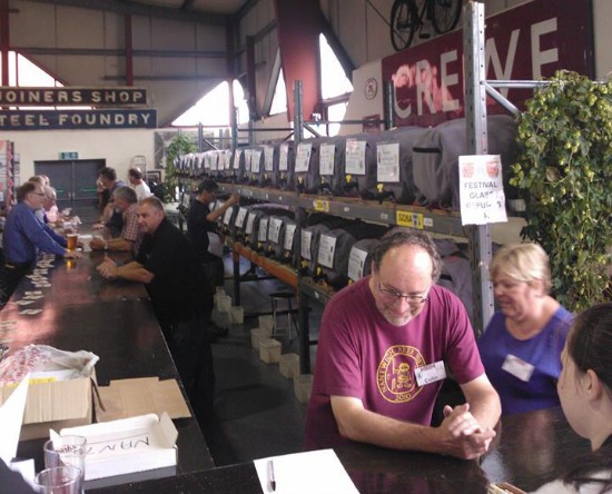 Camra Nantwich beer festival, in Crewe