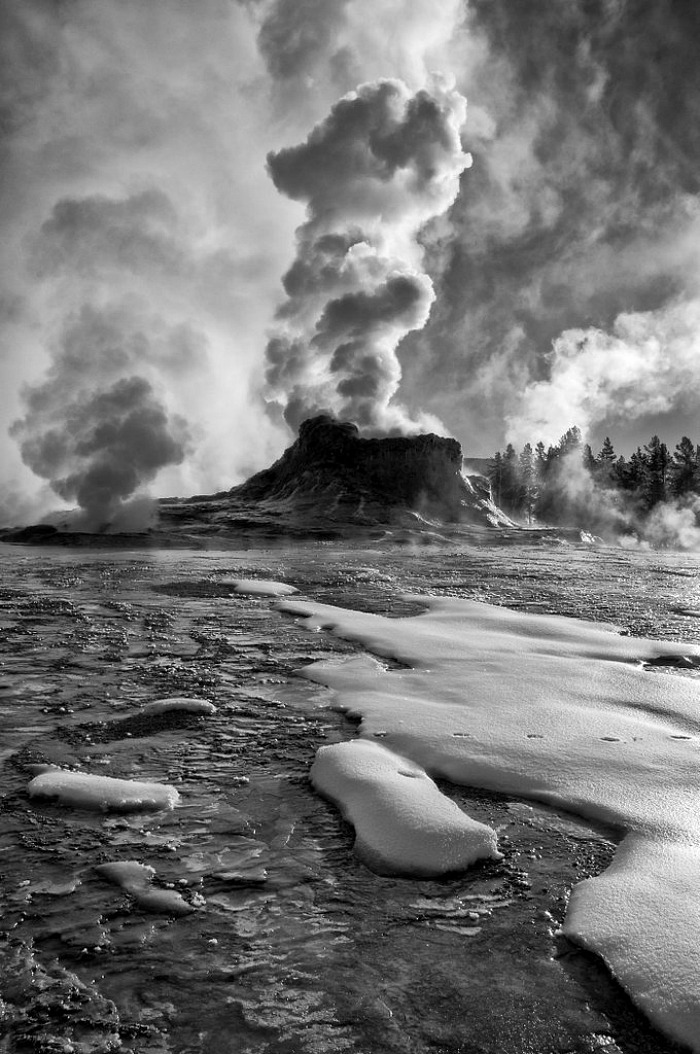  camera club - Castle Geyser by Andrew Charlesworth