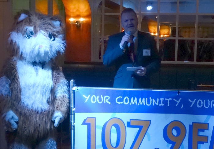 Chairman Chris Radford gives a speech