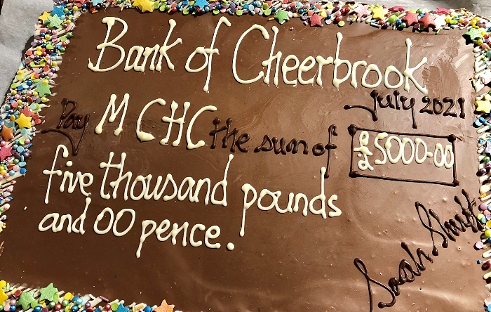 Charity Cheque - cheerbrook