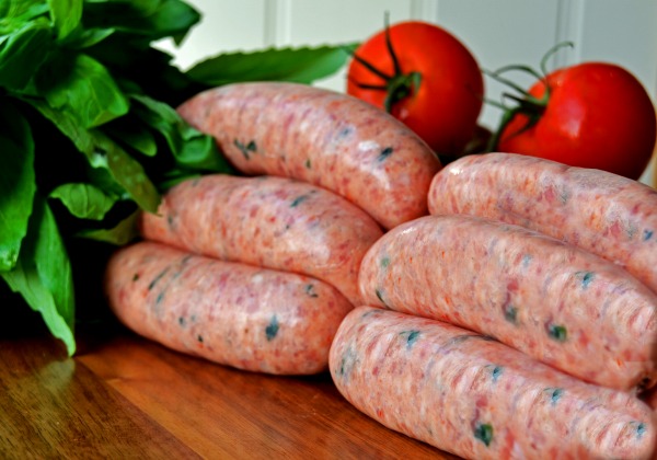 Cheerbrook Tomato & Basil Sausages