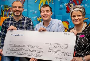 Weston Christmas Lights hands over £32,540 to Donna Louise Hospice