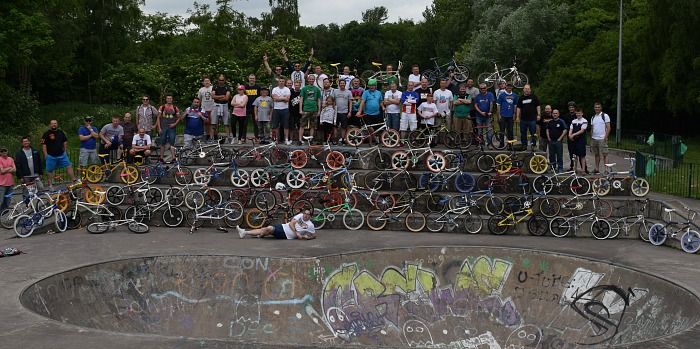 Chesh-Air – old school BMX fans at Tipkinder Park