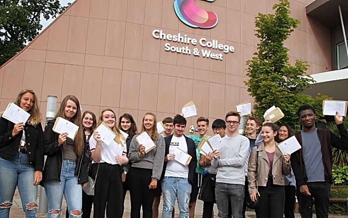 Cheshire College - South & West A Level results