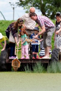 Cheshire Wildlife Trust hosts  free Open Farm Sunday event -  Pond Dipping (c) Tom Marshall  12.05.15.