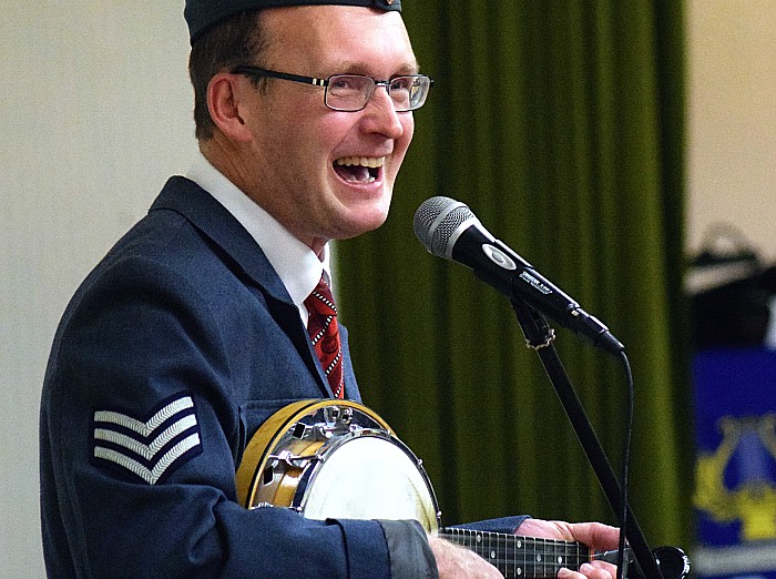 Chris White on ukulele - autumn concert