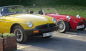 Classic car and motorbike enthusiasts meet at Nantwich event