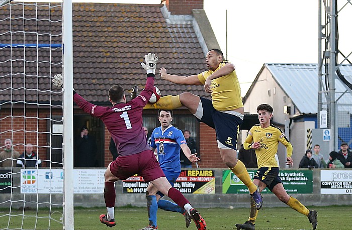 Clayton McDonald shoots over the bar on 87 minutes