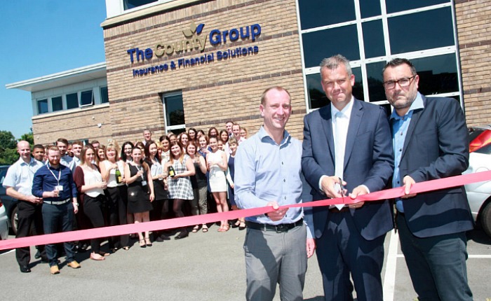 County Group insurance firm new head office opening