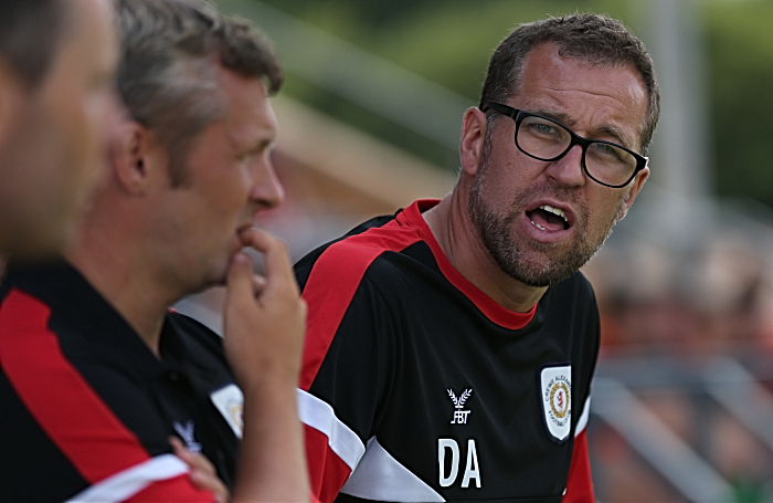 Crewe Alex manager David Artell shouts the orders (1)