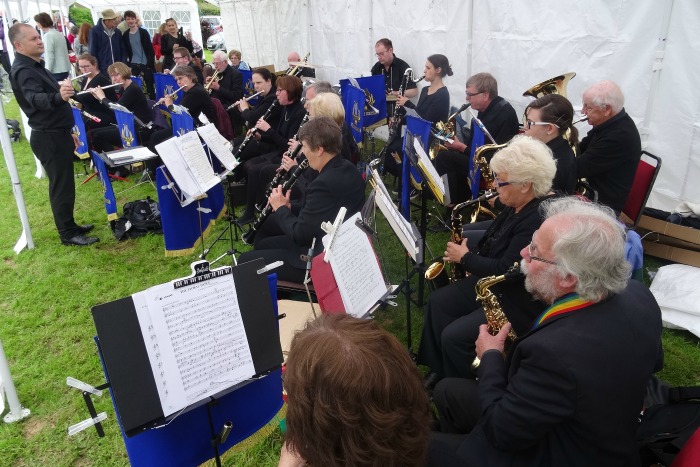 Crewe Concert Band with conductor Glenn Thomas