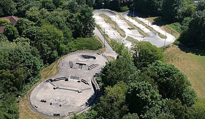 Crewe Tipkinder Park skatepark and Shanaze Reade BMX track