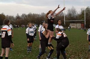 Crewe and Nantwich RUFC milestone with first U15 girls  game