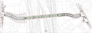 Plans for new bridge over railway at Crewe