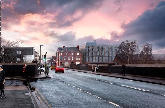 Crewe car park and music venue - artist's impression