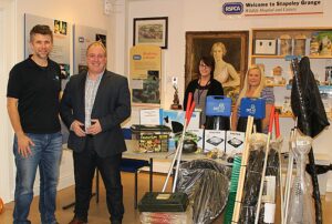 Crewe finance firm donates £2,350 to RSPCA Stapeley Grange