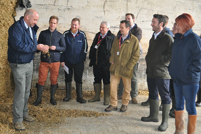 Chartered Surveyors dalcour-maclaren-and-national-grid-delegates-look-at-maize-silage