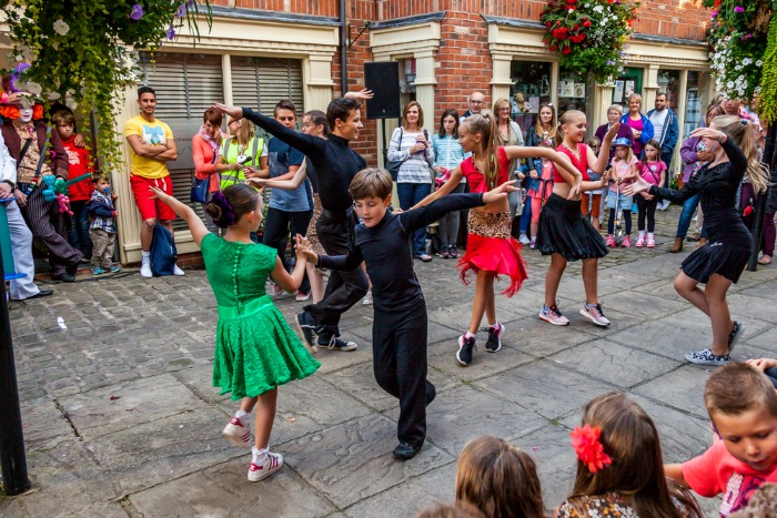 FunZone - Dance fun at Nantwich Food Festival