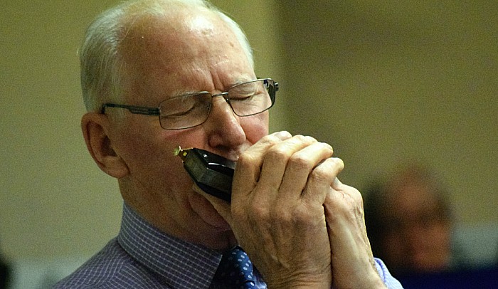 Autumn concert - David Clews on harmonica