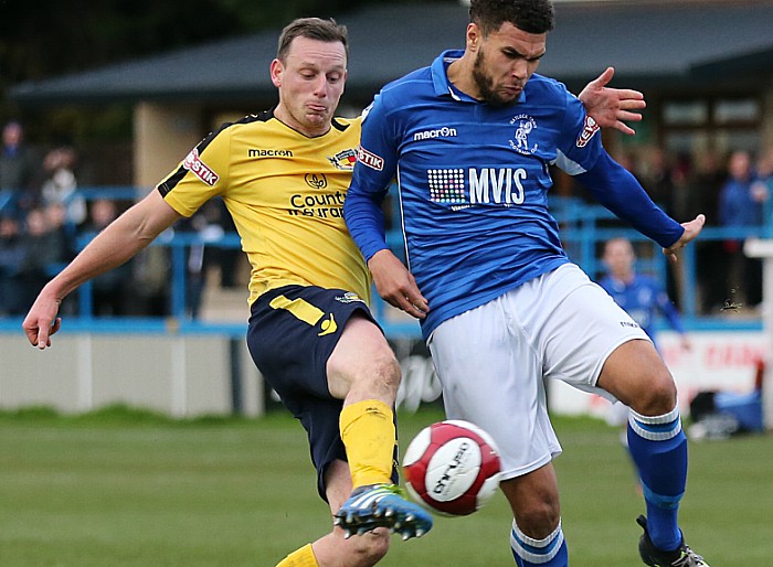 David Forbes on the ball