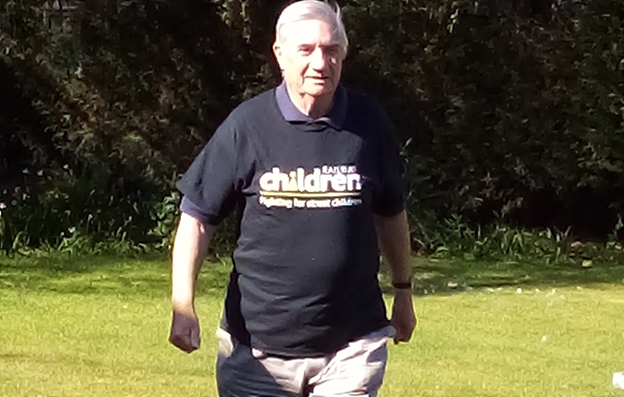 charity founder David Maidment OBE takes on the 2.6 Challenge for Railway Children - founder david Maidment