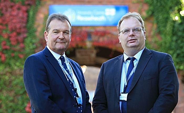 David Pearson chair of Governors (left) and Marcus Clinton Principal and CEO of Reaseheath College landscape (1)