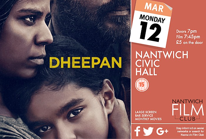 Dheepan movie, nantwich film club