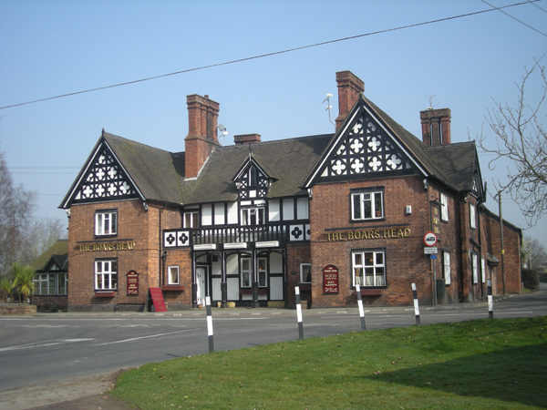 Covid positive - The boar's head pub in Walgherton near Nantwich