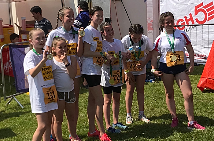 Elle's Stars finish the Duathlon