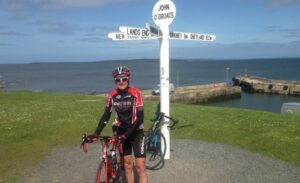 Audlem cyclist completes 4,000-mile coastal Britain ride in 44 days