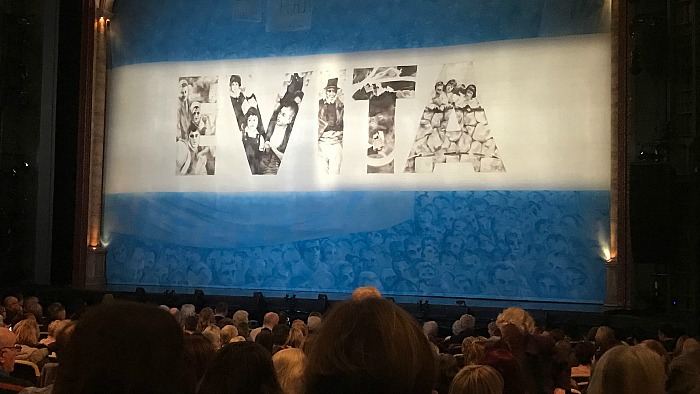 Evita show at Hanley Regent Theatre