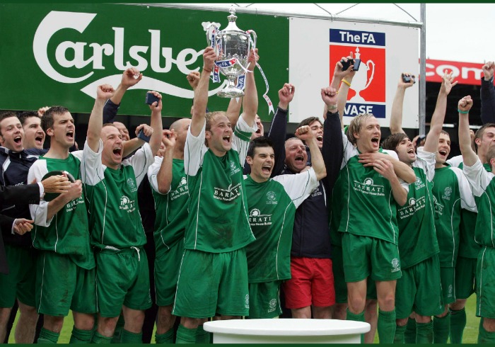 FA Vase Nantwich Town book front cover