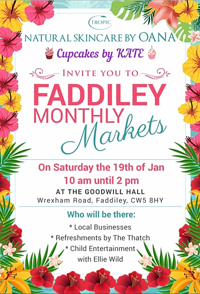 Faddiley Monthly Markets