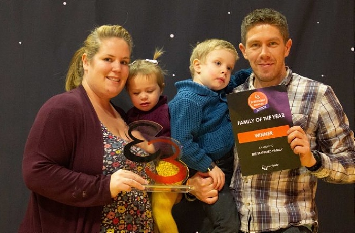 Everybody - Family Of The Year went to Rebecca Singleton, Andrew, Lincoln and Verity Stafford