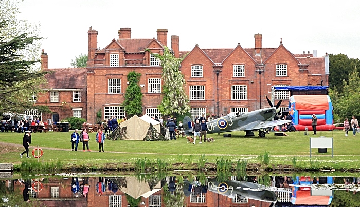 Family festival spitfire on lawn (1)