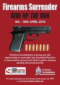 Firearms Surrender Poster