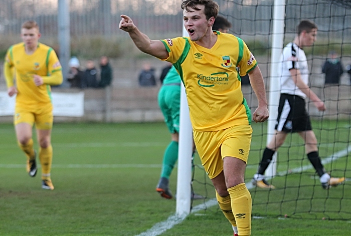 First Nantwich Town goal - Sean Cooke celebrates his goal (1)