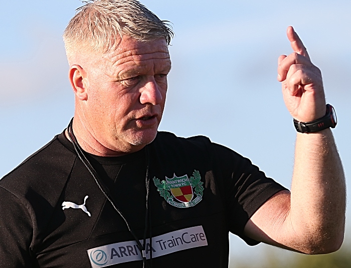 First Team Coach Jay Bateman gives instructions (1)