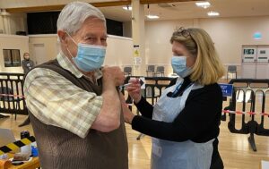 Landmark moment as first person receives Covid vaccine in Nantwich