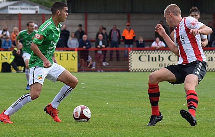 First-half - Carlos “Thommy” Montefiori misfoots an opponent (1)