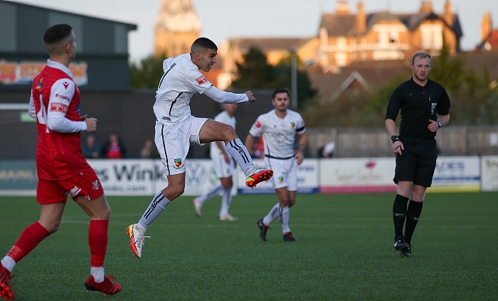 First-half - Carlos “Thommy” Montefiori shoots at goal (2) (1)