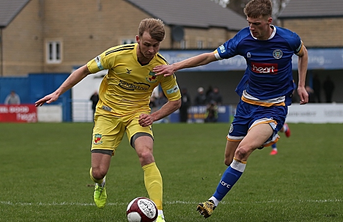 First-half - David Webb on the ball (1)