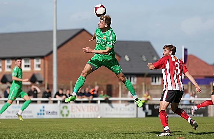 First-half - Nantwich Town win a header (1)