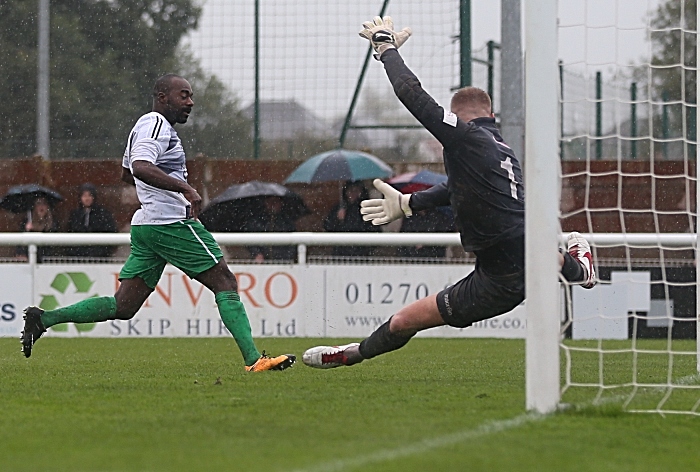 First-half - Nantwich Town winning goal from Joe Mwasile v Barwell