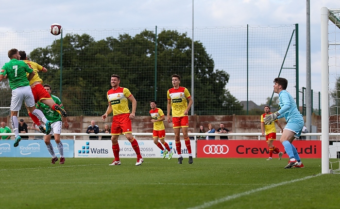 First-half - Nantwich goal - Jimmy Lawrie heads home (1) (1)