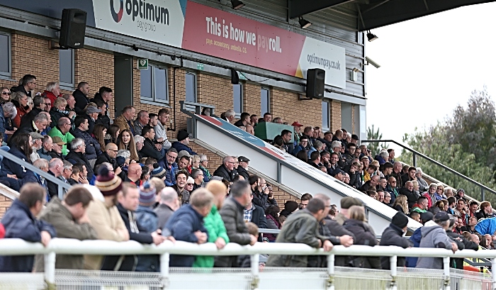 First-half - Optimum Pay Main Stand - Non League Day attendance was 609 (1)