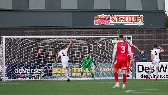 First-half - Scarborough Athletic 'goal' is disallowed (1)